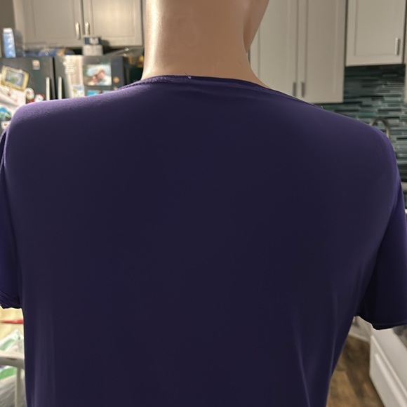 Large purple cowl neck top. - Picture 5 of 6